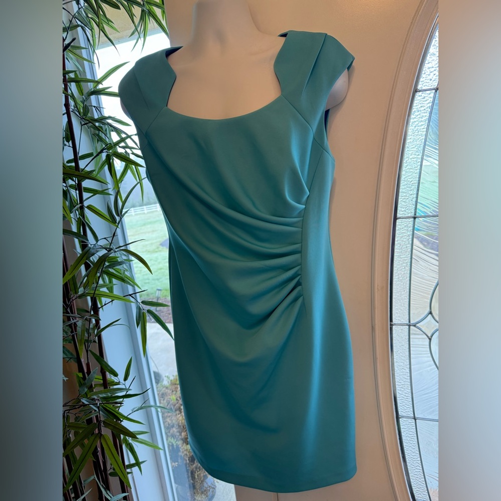 Elegant Calvin Klein Turquoise Dress